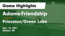 Adams-Friendship  vs Princeton/Green Lake  Game Highlights - Dec. 14, 2021