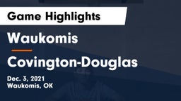 Waukomis  vs Covington-Douglas  Game Highlights - Dec. 3, 2021