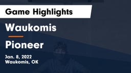 Waukomis  vs Pioneer  Game Highlights - Jan. 8, 2022