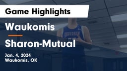 Waukomis  vs Sharon-Mutual  Game Highlights - Jan. 4, 2024