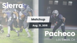 Matchup: Sierra  vs. Pacheco  2018