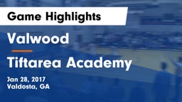 Valwood  vs Tiftarea Academy  Game Highlights - Jan 28, 2017