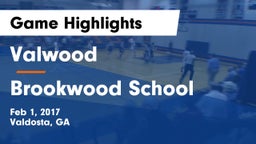 Valwood  vs Brookwood School Game Highlights - Feb 1, 2017