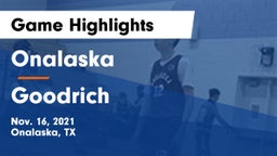 Onalaska  vs Goodrich  Game Highlights - Nov. 16, 2021