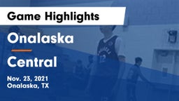 Onalaska  vs Central  Game Highlights - Nov. 23, 2021