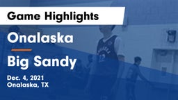 Onalaska  vs Big Sandy  Game Highlights - Dec. 4, 2021