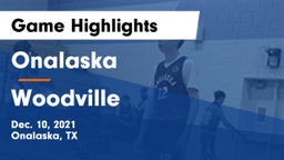 Onalaska  vs Woodville  Game Highlights - Dec. 10, 2021