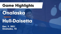 Onalaska  vs Hull-Daisetta  Game Highlights - Dec. 9, 2021