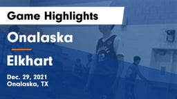 Onalaska  vs Elkhart  Game Highlights - Dec. 29, 2021