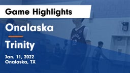 Onalaska  vs Trinity  Game Highlights - Jan. 11, 2022