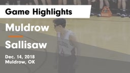 Muldrow  vs Sallisaw  Game Highlights - Dec. 14, 2018