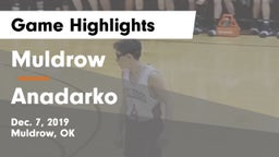 Muldrow  vs Anadarko  Game Highlights - Dec. 7, 2019