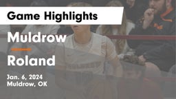 Muldrow  vs Roland  Game Highlights - Jan. 6, 2024
