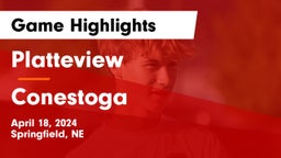Platteview  vs Conestoga  Game Highlights - April 18, 2024