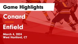 Conard  vs Enfield  Game Highlights - March 4, 2024