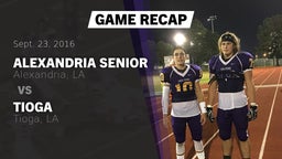 Recap: Alexandria Senior  vs. Tioga  2016