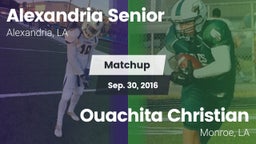 Matchup: Alexandria High vs. Ouachita Christian  2016
