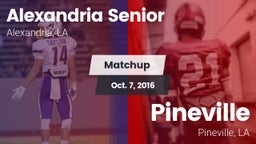 Matchup: Alexandria High vs. Pineville  2016