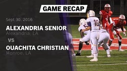 Recap: Alexandria Senior  vs. Ouachita Christian  2016