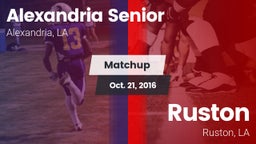 Matchup: Alexandria High vs. Ruston  2016