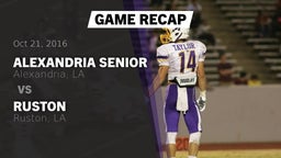 Recap: Alexandria Senior  vs. Ruston  2016