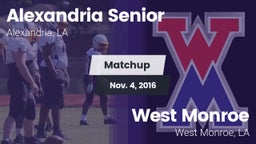 Matchup: Alexandria High vs. West Monroe  2016
