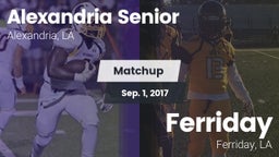 Matchup: Alexandria High vs. Ferriday  2017