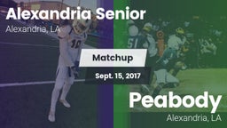 Matchup: Alexandria High vs. Peabody  2017