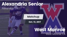 Matchup: Alexandria High vs. West Monroe  2017