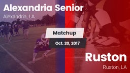 Matchup: Alexandria High vs. Ruston  2017