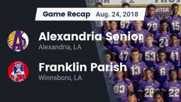 Recap: Alexandria Senior  vs. Franklin Parish  2018