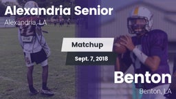 Matchup: Alexandria High vs. Benton  2018