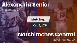 Matchup: Alexandria High vs. Natchitoches Central  2018