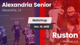 Matchup: Alexandria High vs. Ruston  2018