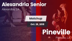 Matchup: Alexandria High vs. Pineville  2018