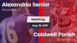 Matchup: Alexandria High vs. Caldwell Parish  2019