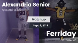 Matchup: Alexandria High vs. Ferriday  2019