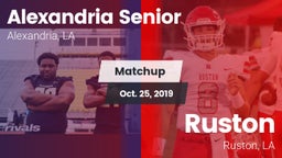 Matchup: Alexandria High vs. Ruston  2019