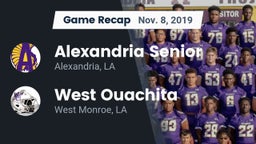 Recap: Alexandria Senior  vs. West Ouachita  2019