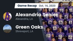 Recap: Alexandria Senior  vs. Green Oaks  2020