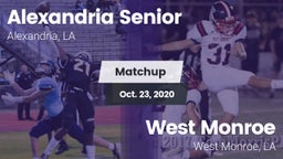 Matchup: Alexandria High vs. West Monroe  2020