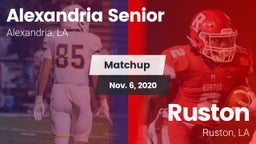 Matchup: Alexandria High vs. Ruston  2020