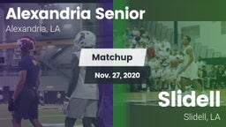 Matchup: Alexandria High vs. Slidell  2020