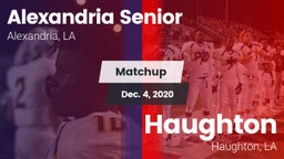 Matchup: Alexandria High vs. Haughton  2020
