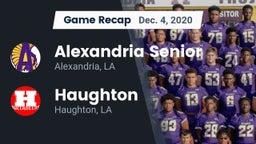 Recap: Alexandria Senior  vs. Haughton  2020