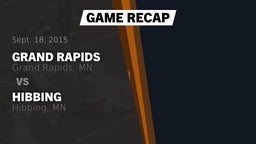 Recap: Grand Rapids  vs. Hibbing  2015