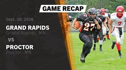 Recap: Grand Rapids  vs. Proctor  2016