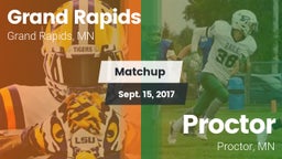 Matchup: Grand Rapids High vs. Proctor  2017