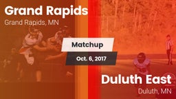 Matchup: Grand Rapids High vs. Duluth East  2017