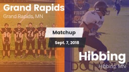 Matchup: Grand Rapids High vs. Hibbing  2018